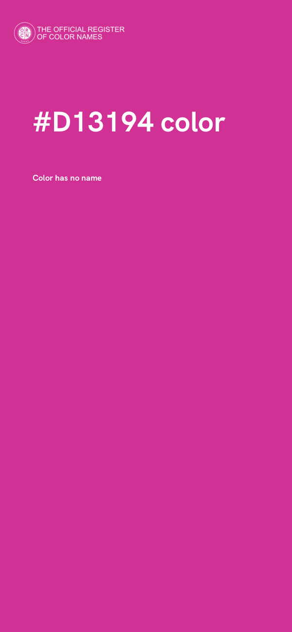 #D13194 color image