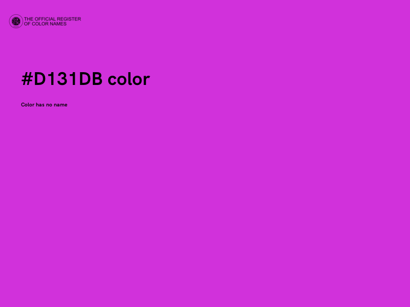 #D131DB color image