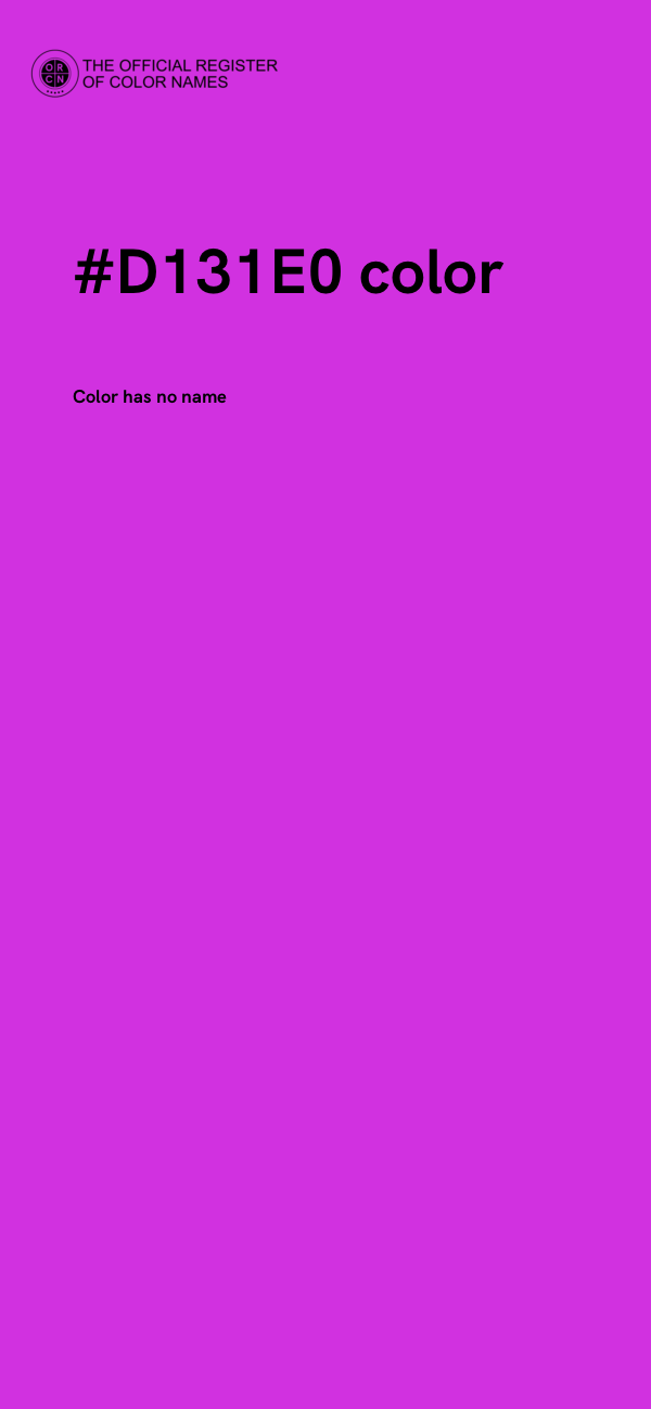 #D131E0 color image