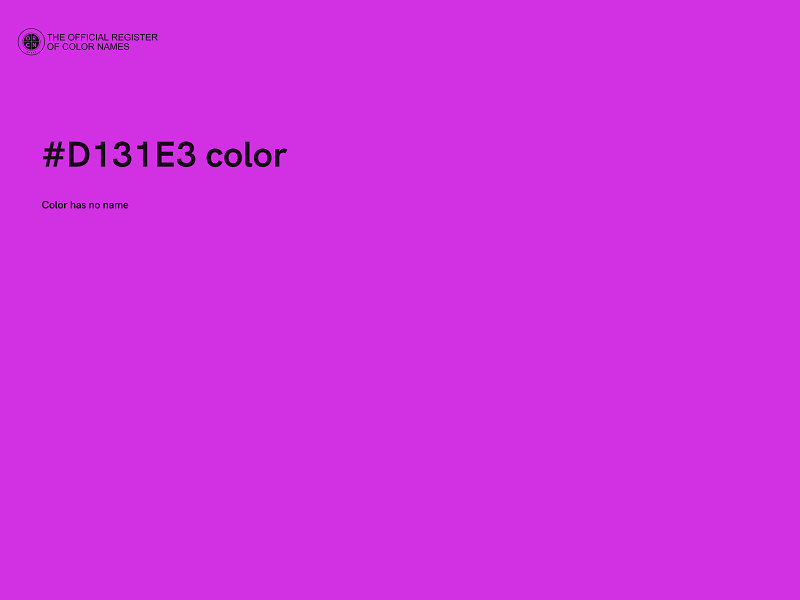 #D131E3 color image