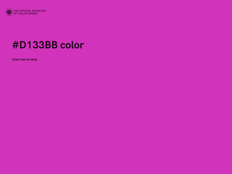 #D133BB color image