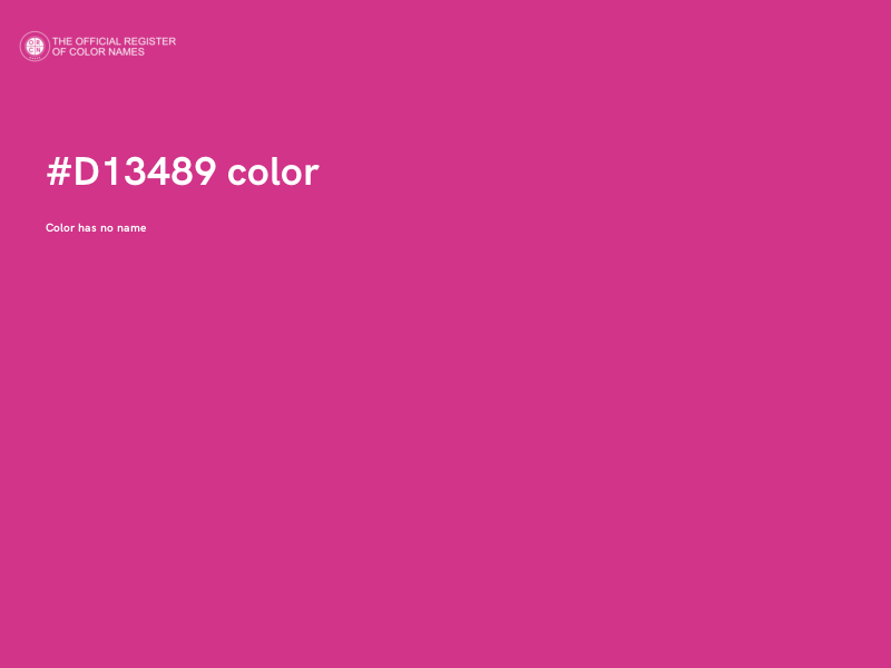 #D13489 color image
