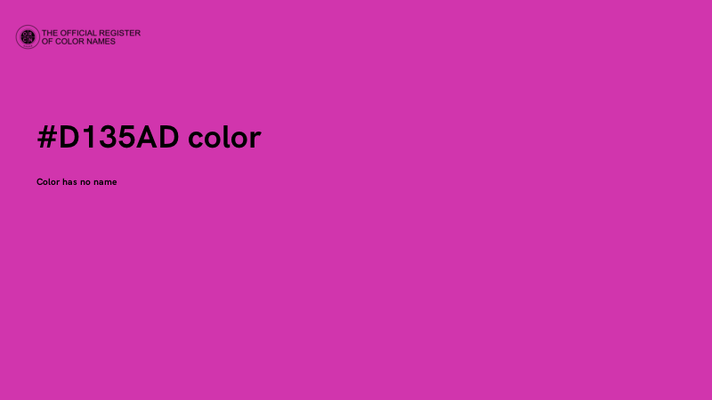 #D135AD color image