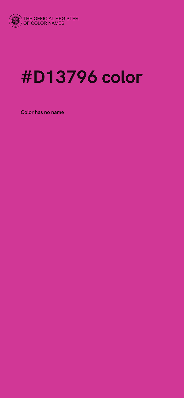 #D13796 color image