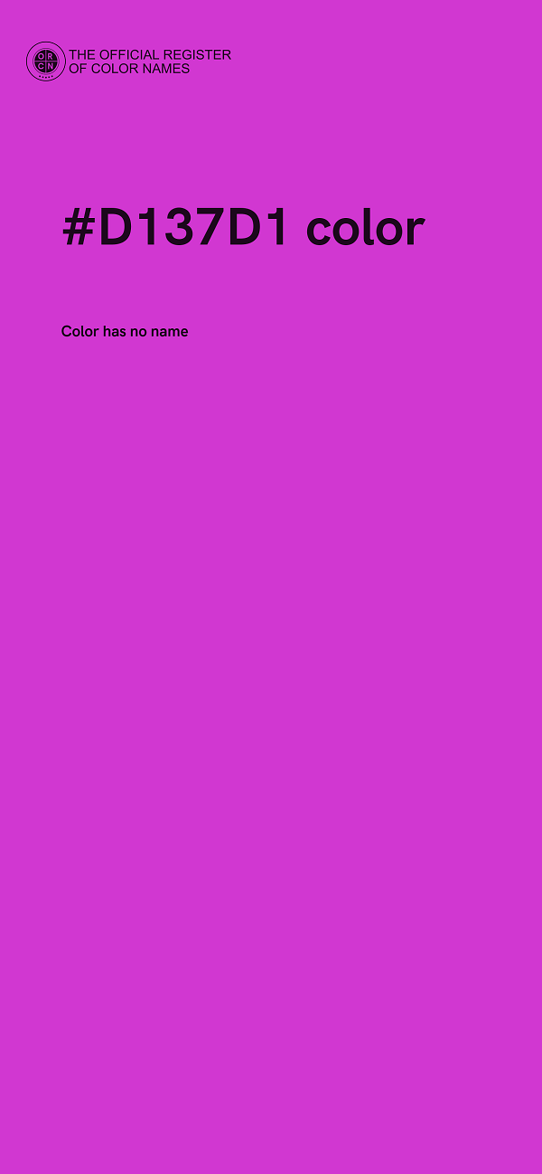 #D137D1 color image