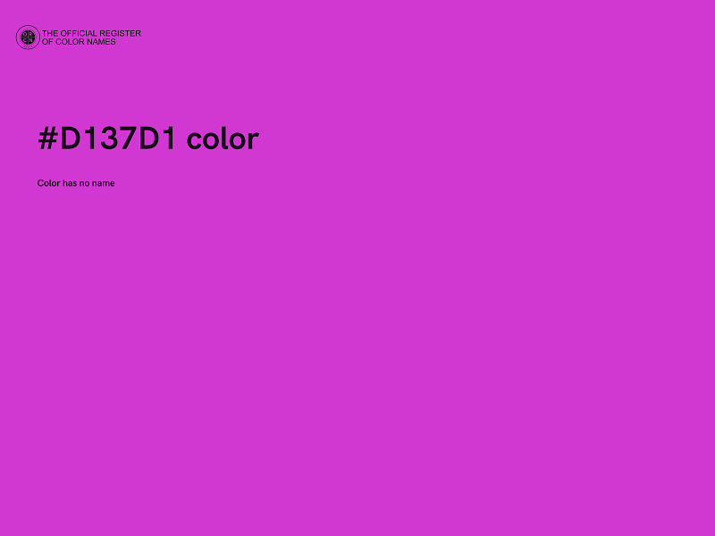 #D137D1 color image