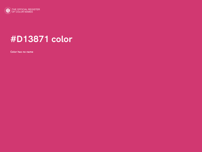 #D13871 color image
