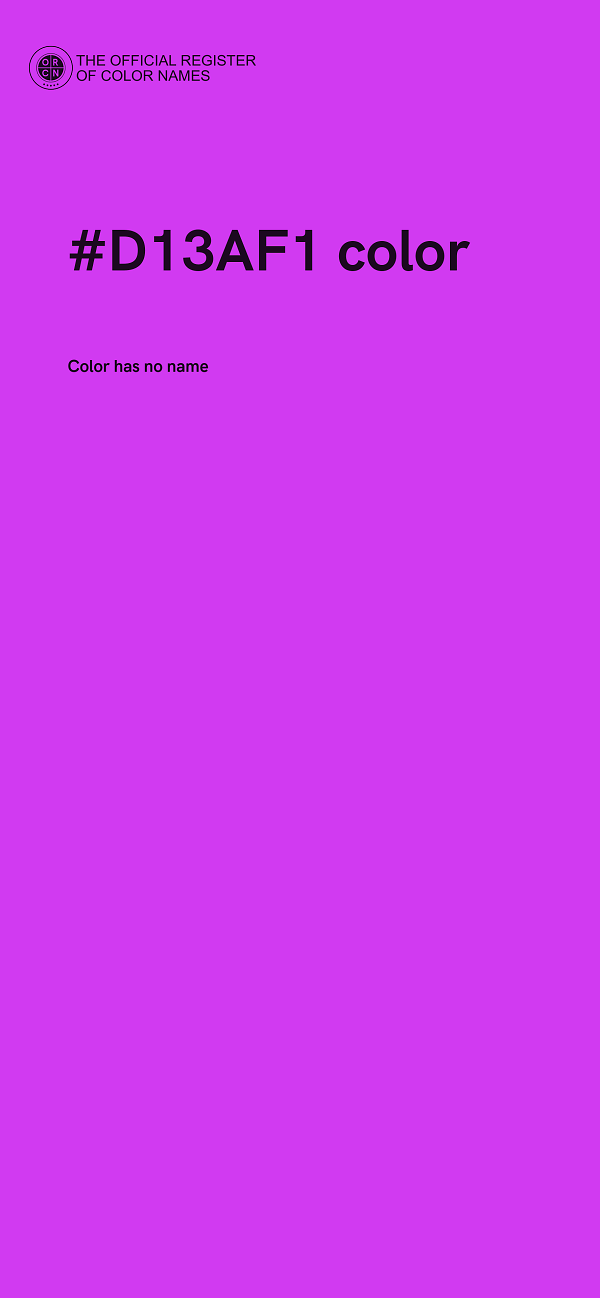 #D13AF1 color image