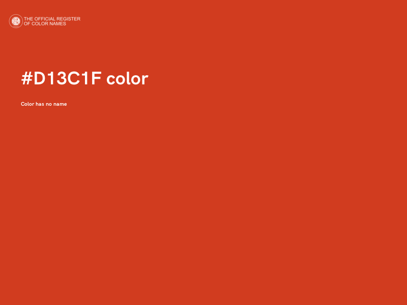 #D13C1F color image