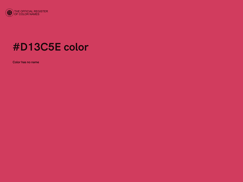#D13C5E color image