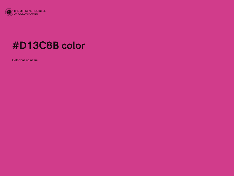 #D13C8B color image