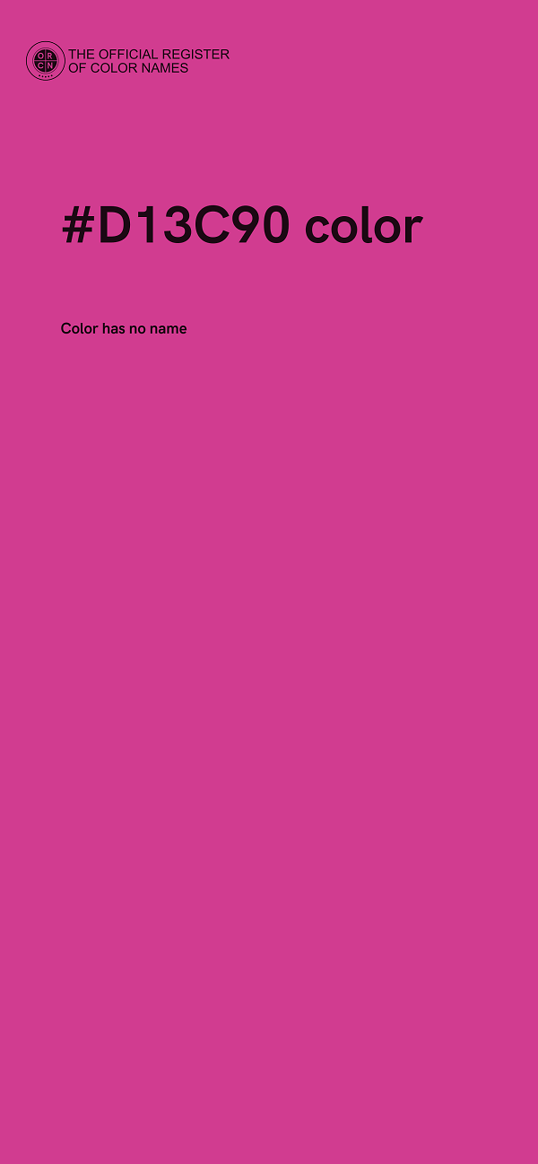 #D13C90 color image