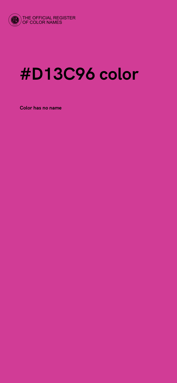 #D13C96 color image