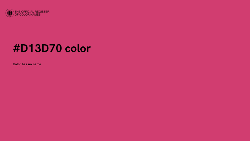 #D13D70 color image