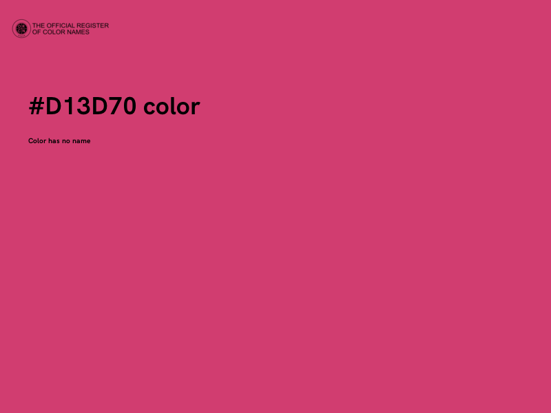 #D13D70 color image