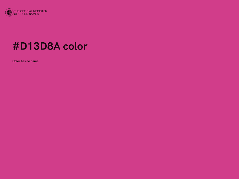 #D13D8A color image