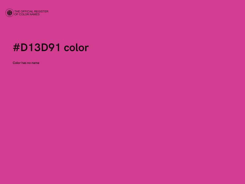 #D13D91 color image