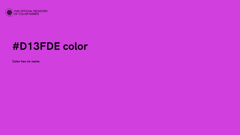 #D13FDE color image