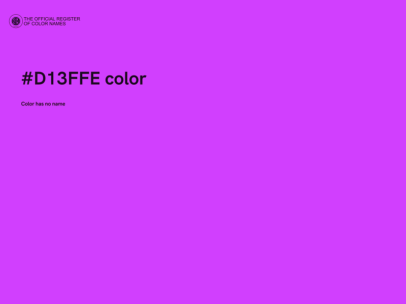 #D13FFE color image