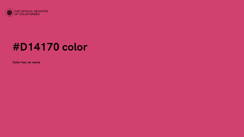 #D14170 color image