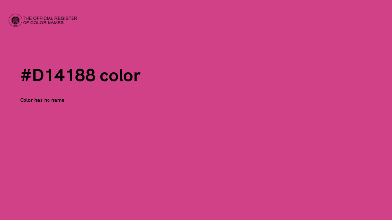 #D14188 color image