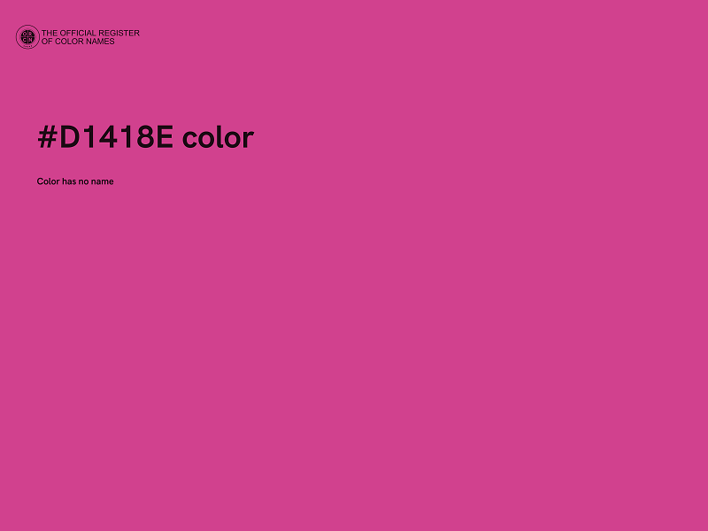 #D1418E color image