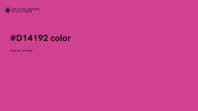 #D14192 color image
