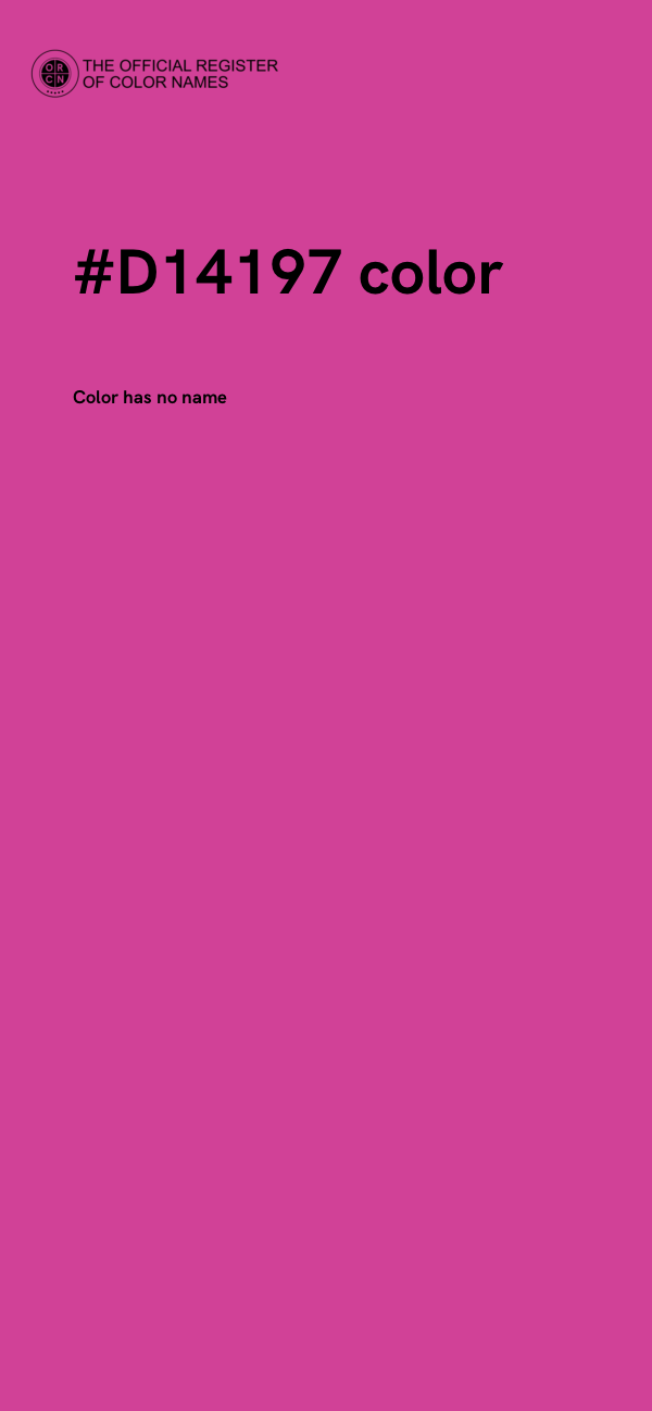 #D14197 color image