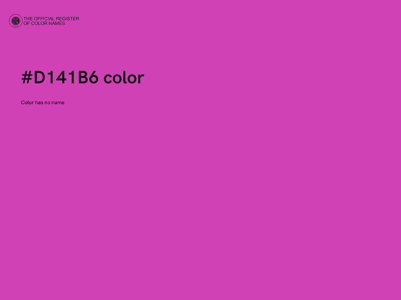 #D141B6 color image