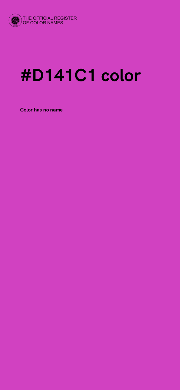 #D141C1 color image