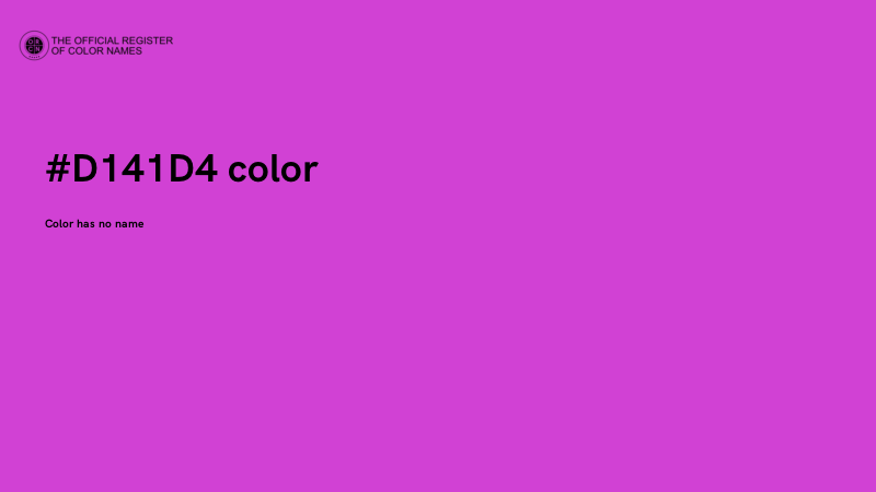 #D141D4 color image
