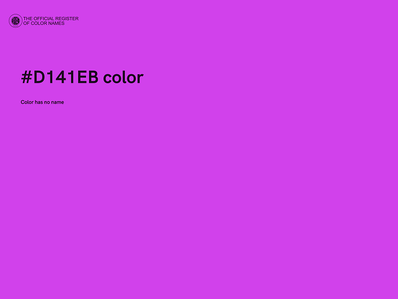 #D141EB color image