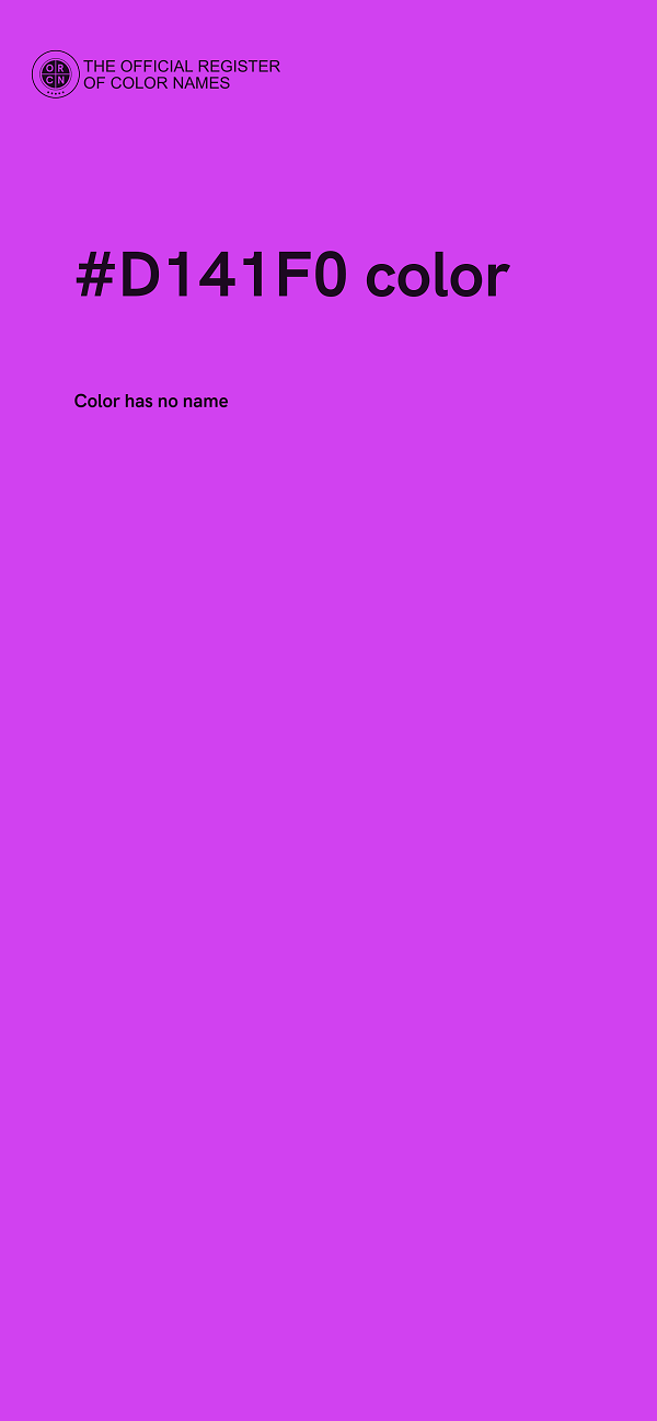 #D141F0 color image