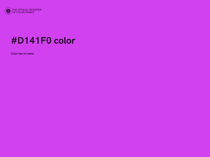 #D141F0 color image