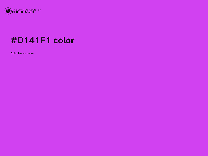 #D141F1 color image