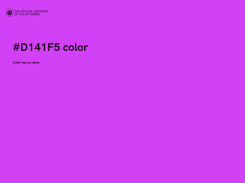#D141F5 color image