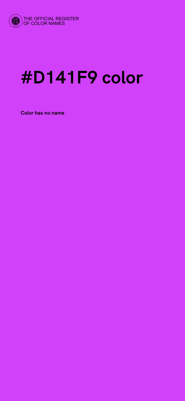 #D141F9 color image