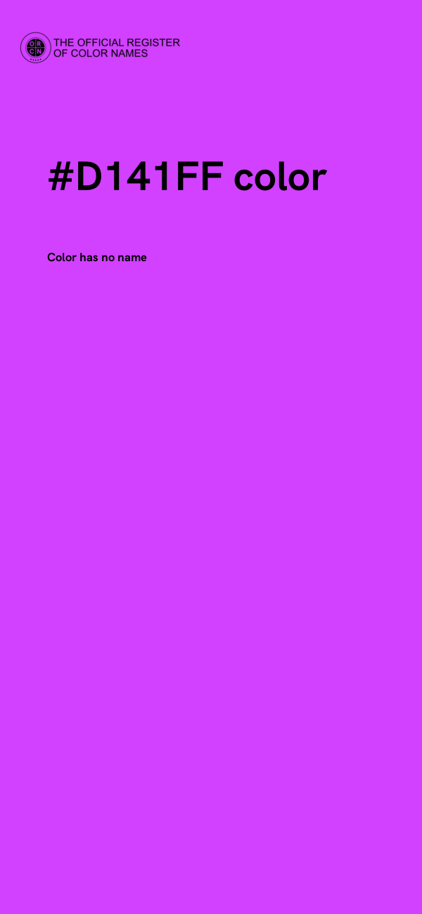 #D141FF color image