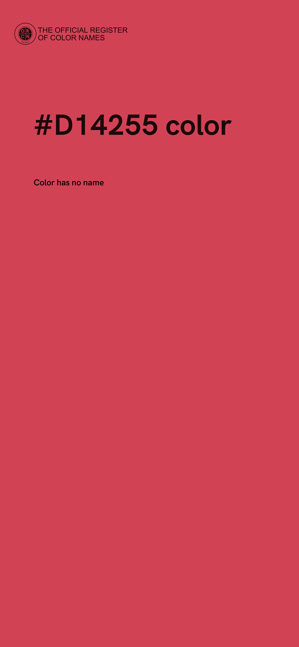 #D14255 color image