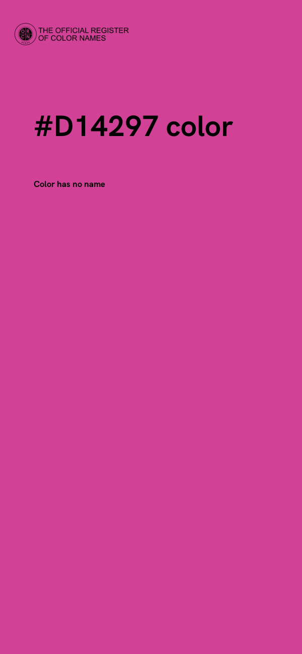 #D14297 color image