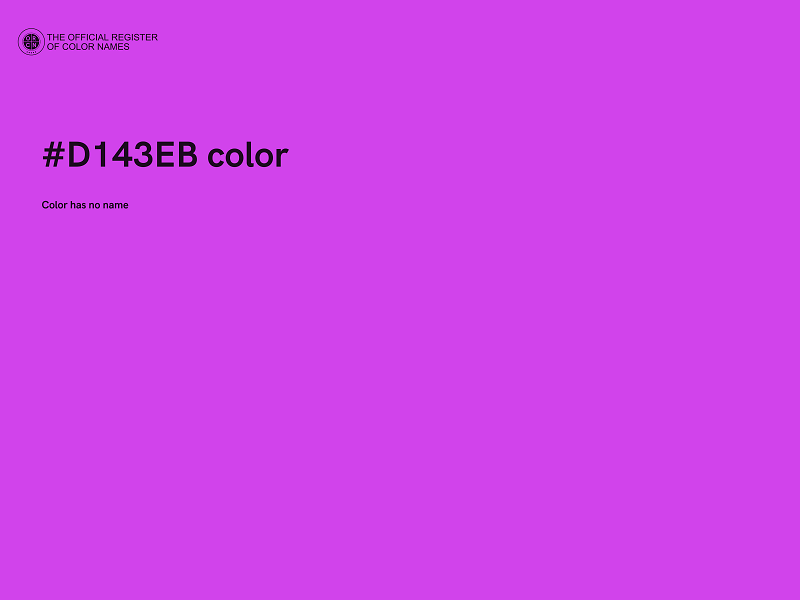 #D143EB color image