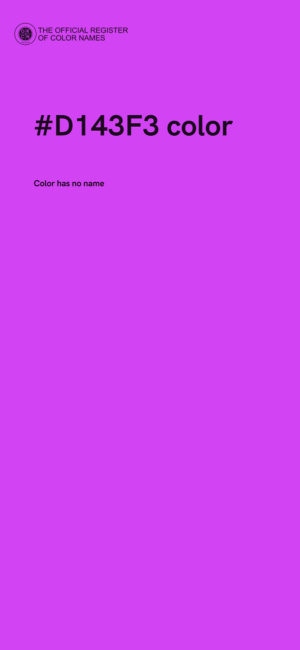 #D143F3 color image