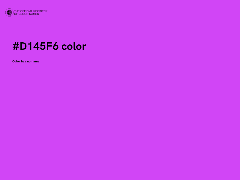 #D145F6 color image