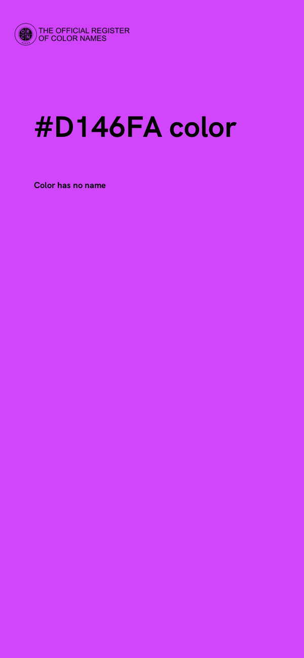 #D146FA color image