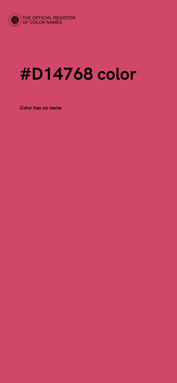 #D14768 color image