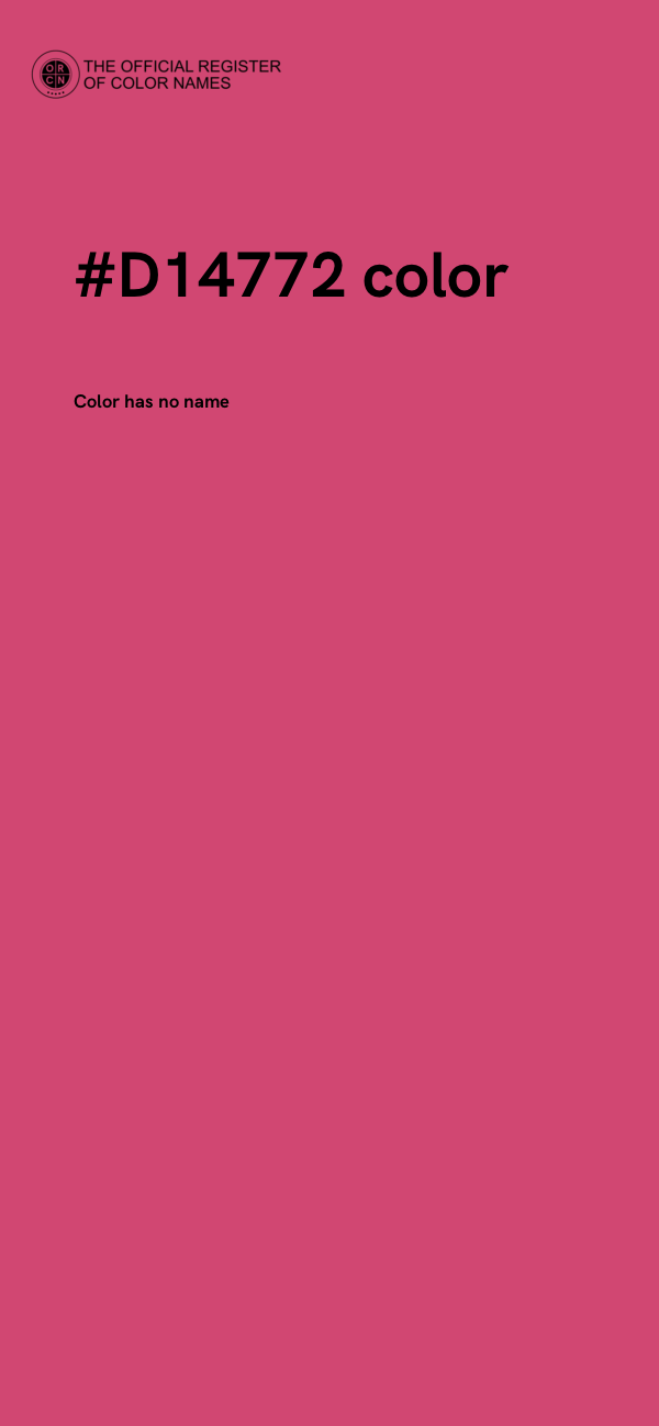 #D14772 color image
