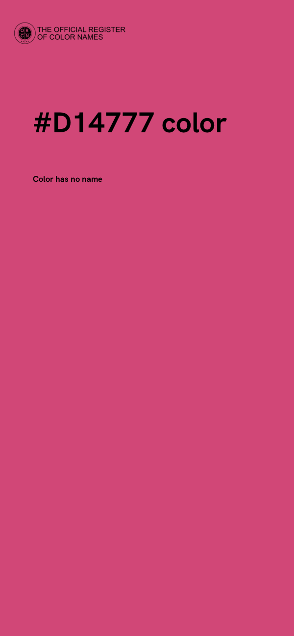 #D14777 color image