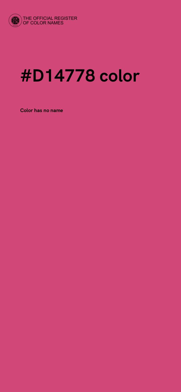 #D14778 color image