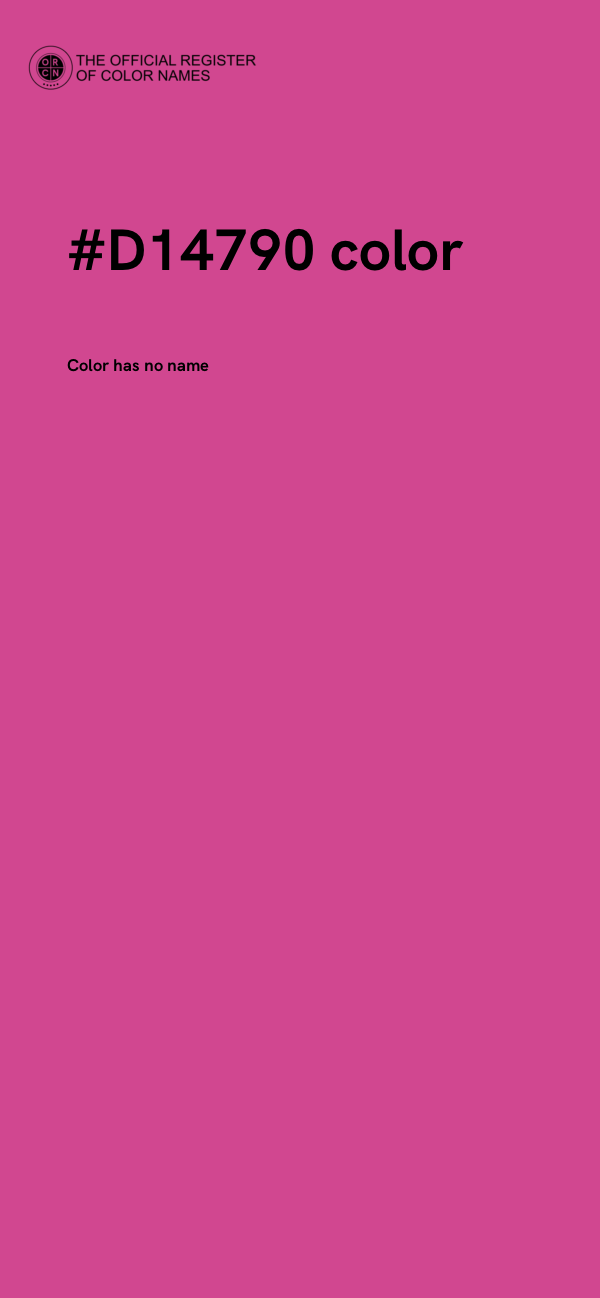 #D14790 color image