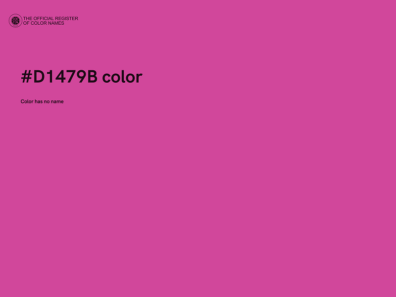 #D1479B color image